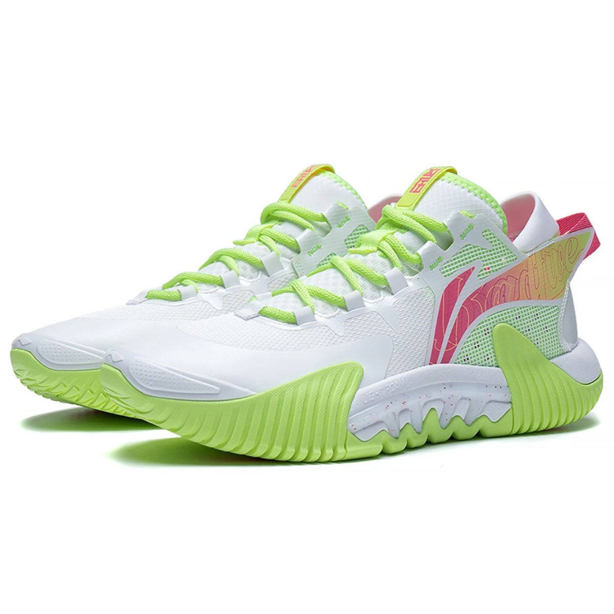 Кроссовки LiNing Badfive 2 White/Yellow/Green