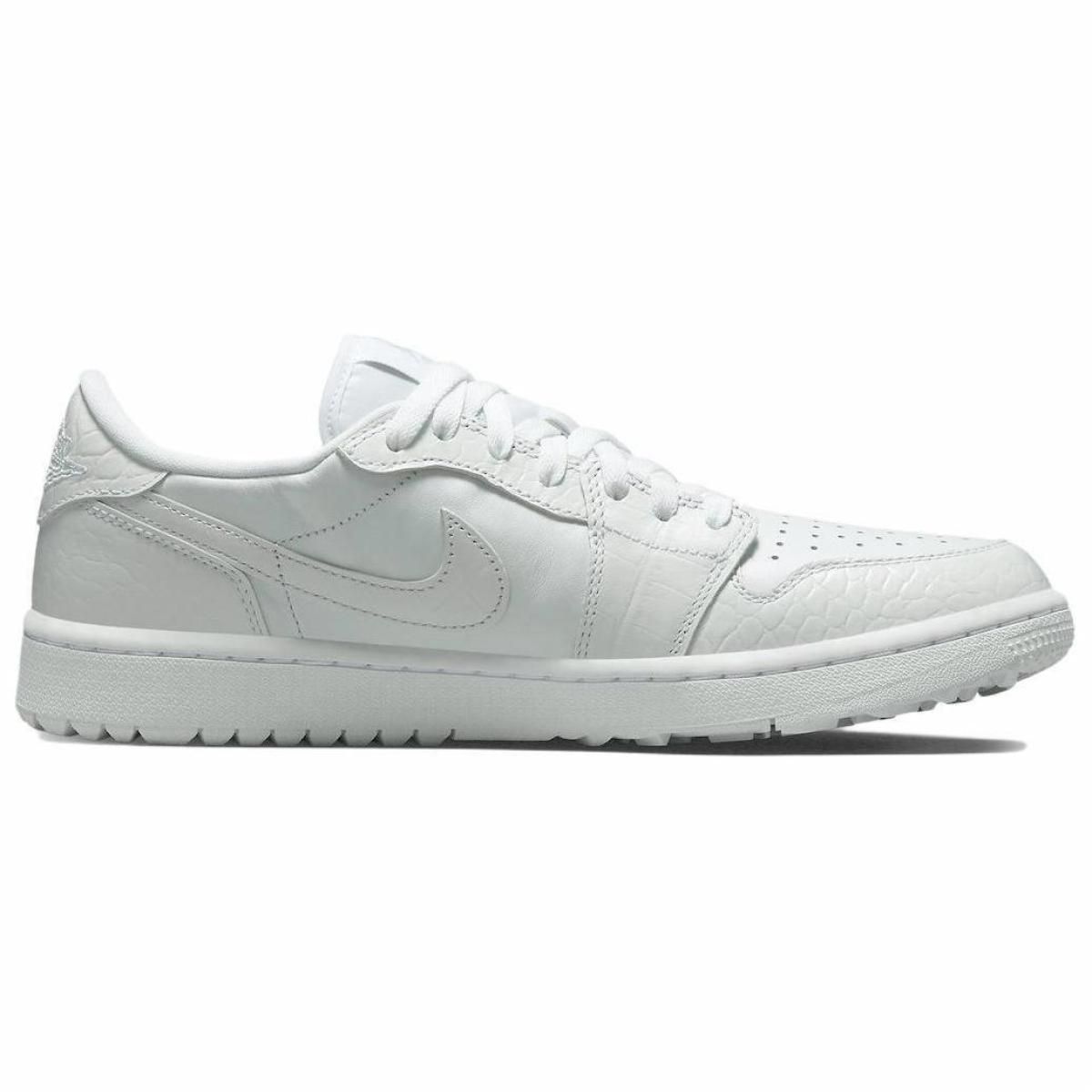 Кеды Air Jordan 1 Retro Low Golf "White Croc"