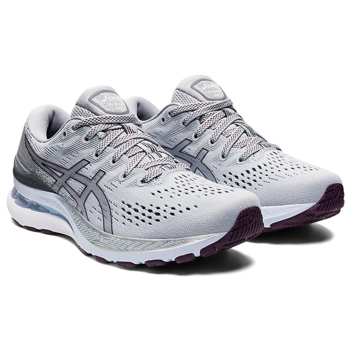 Женские кроссовки Asics Gel-Kayano 28 Misty Gray/Blue