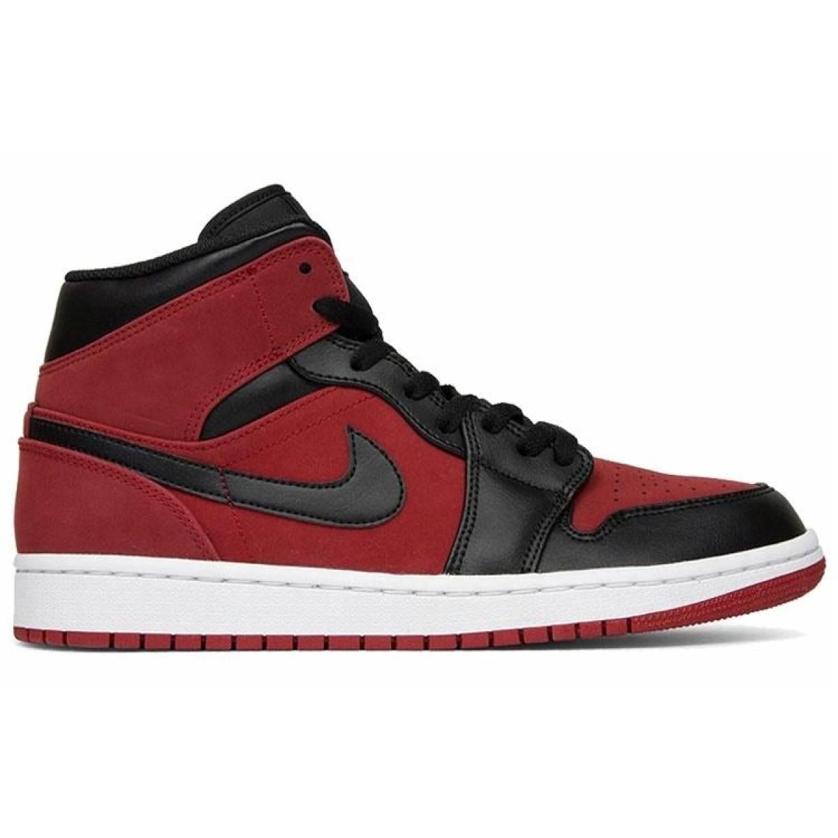 Кроссовки Air Jordan 1 Mid Gym Red Black