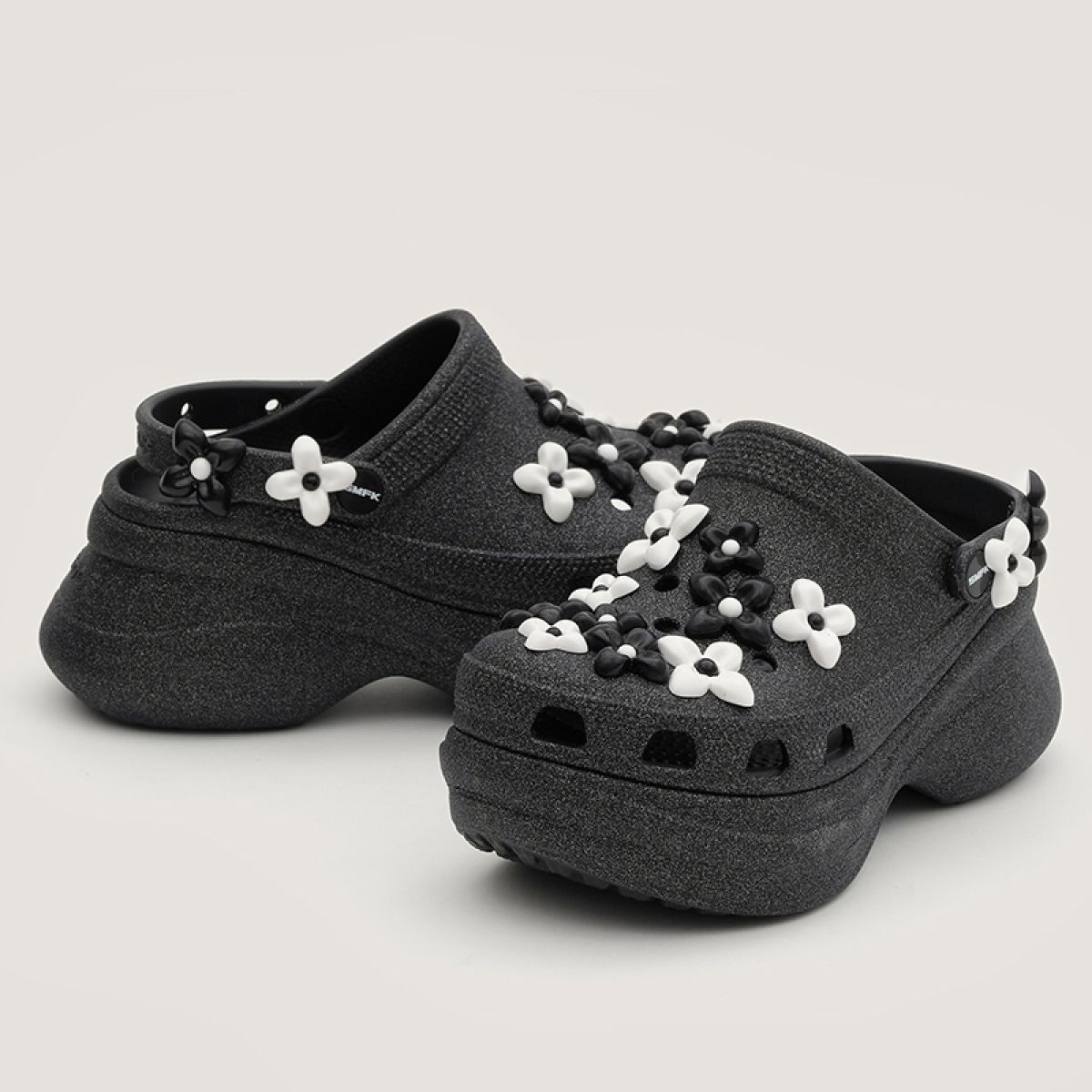 Сабо SMFK x Crocs Baby Whale Clog 3-5 cm Black Кр
