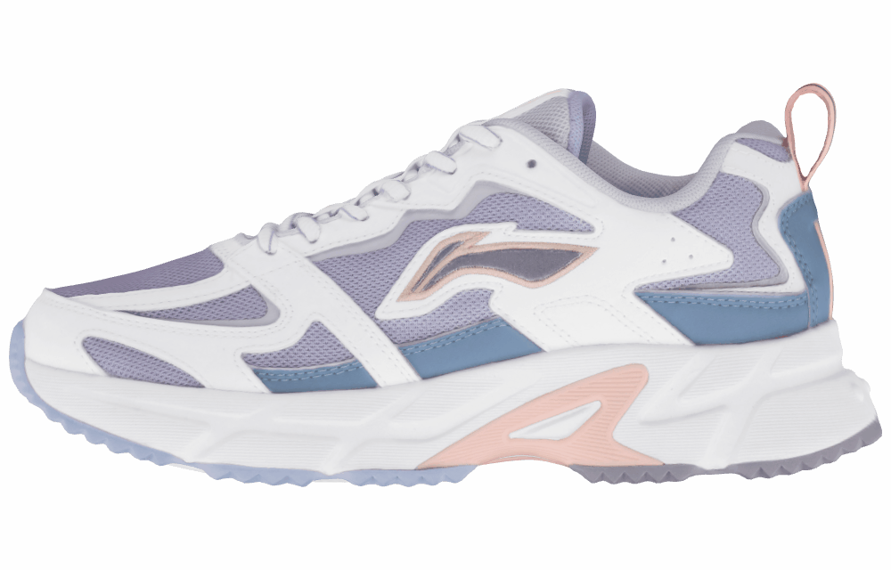 Женские кроссовки LiNing White/Purple