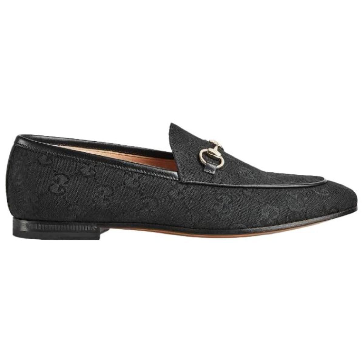 Женские лоферы Gucci Jordaan GG Black