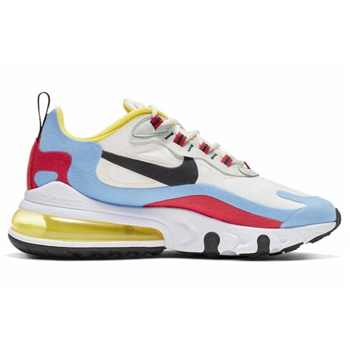 Женские кроссовки Nike Air Max 270 React Red/Yellow/Blue