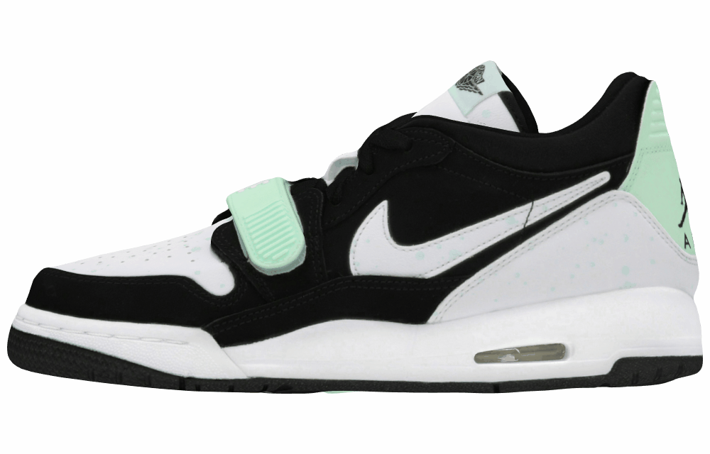 Подростковые кроссовки Air Jordan Legacy 312 Low Black White Teal Tint GS