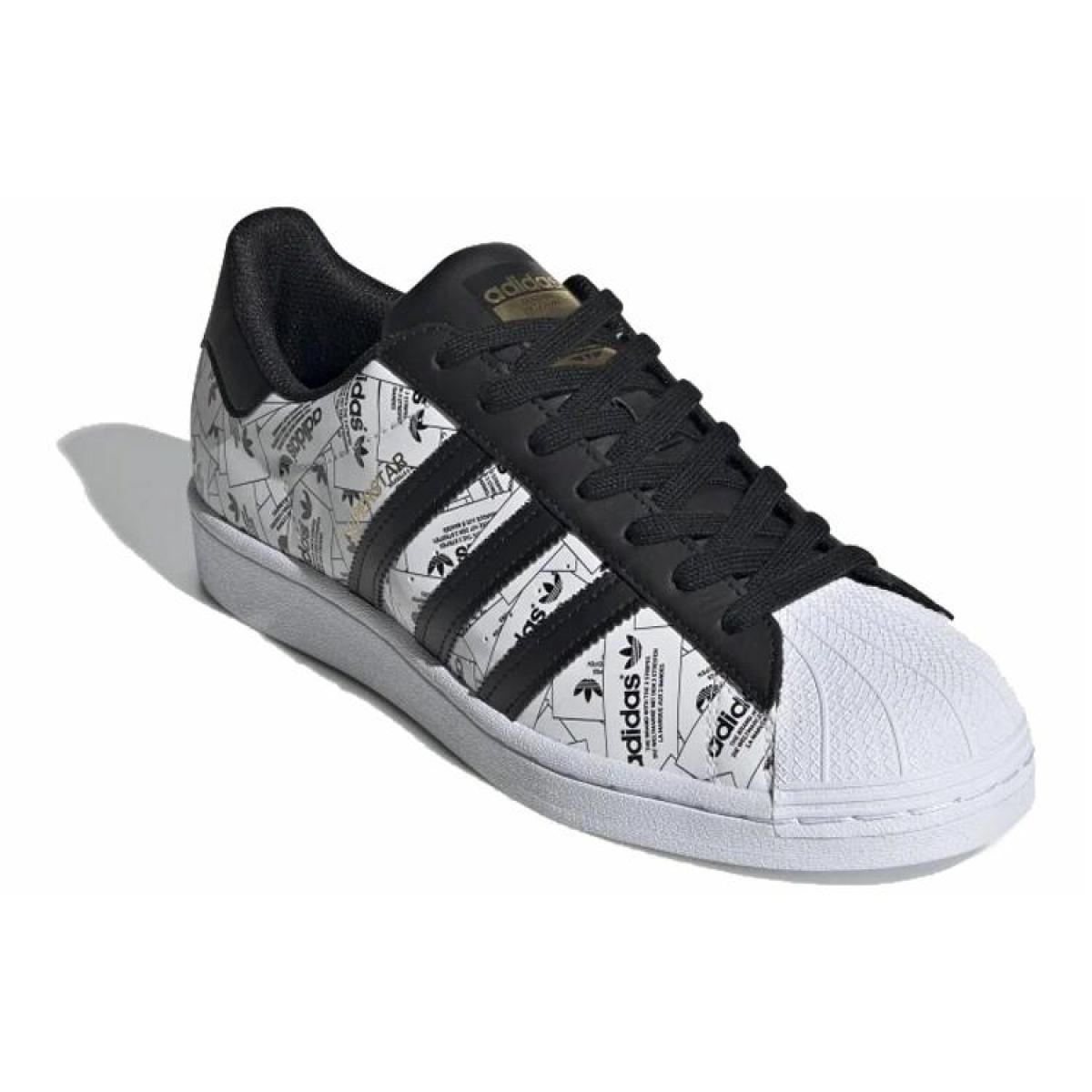 Кроссовки Adidas Originals Superstar Reflective All-Over Print Black/White/Grey