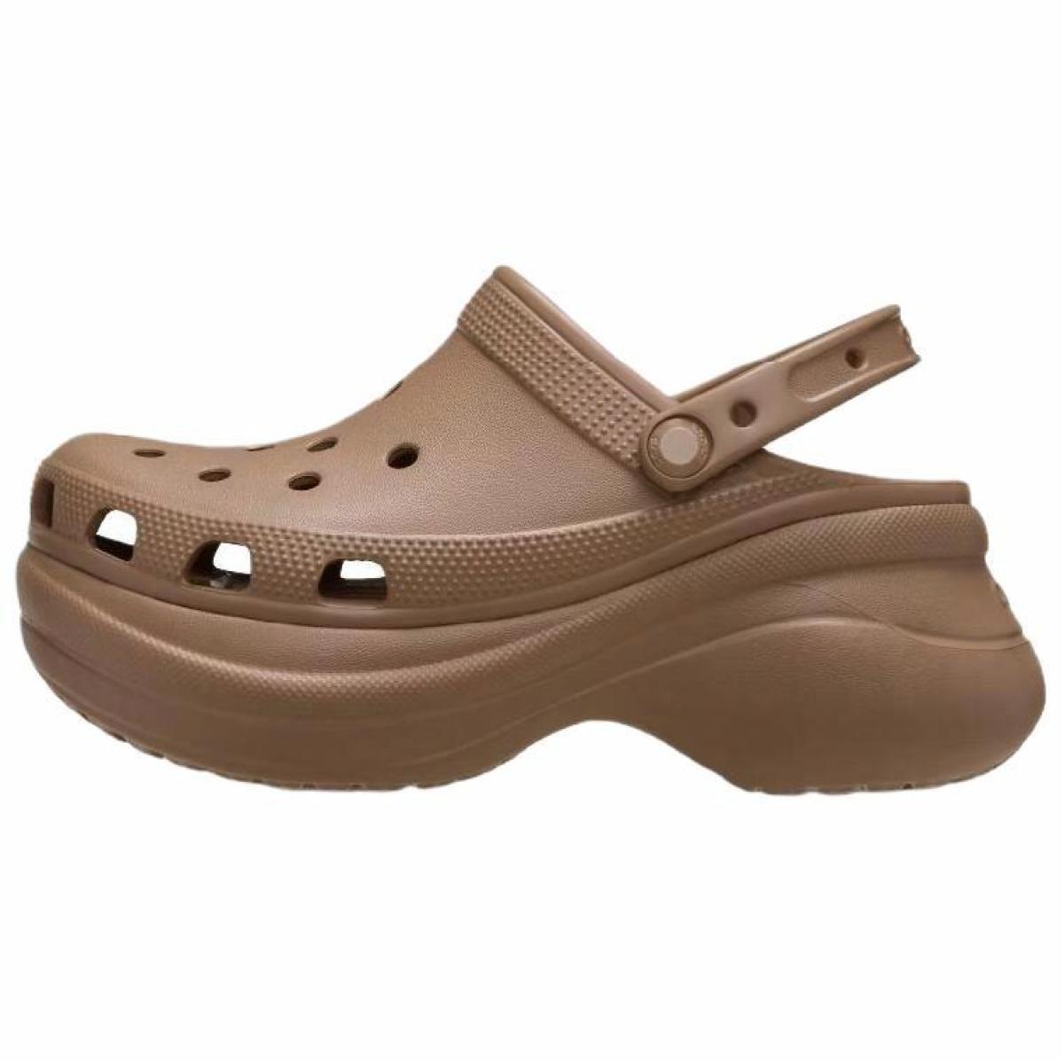 Женские сабо Crocs Bae Clog 6 cm Brown