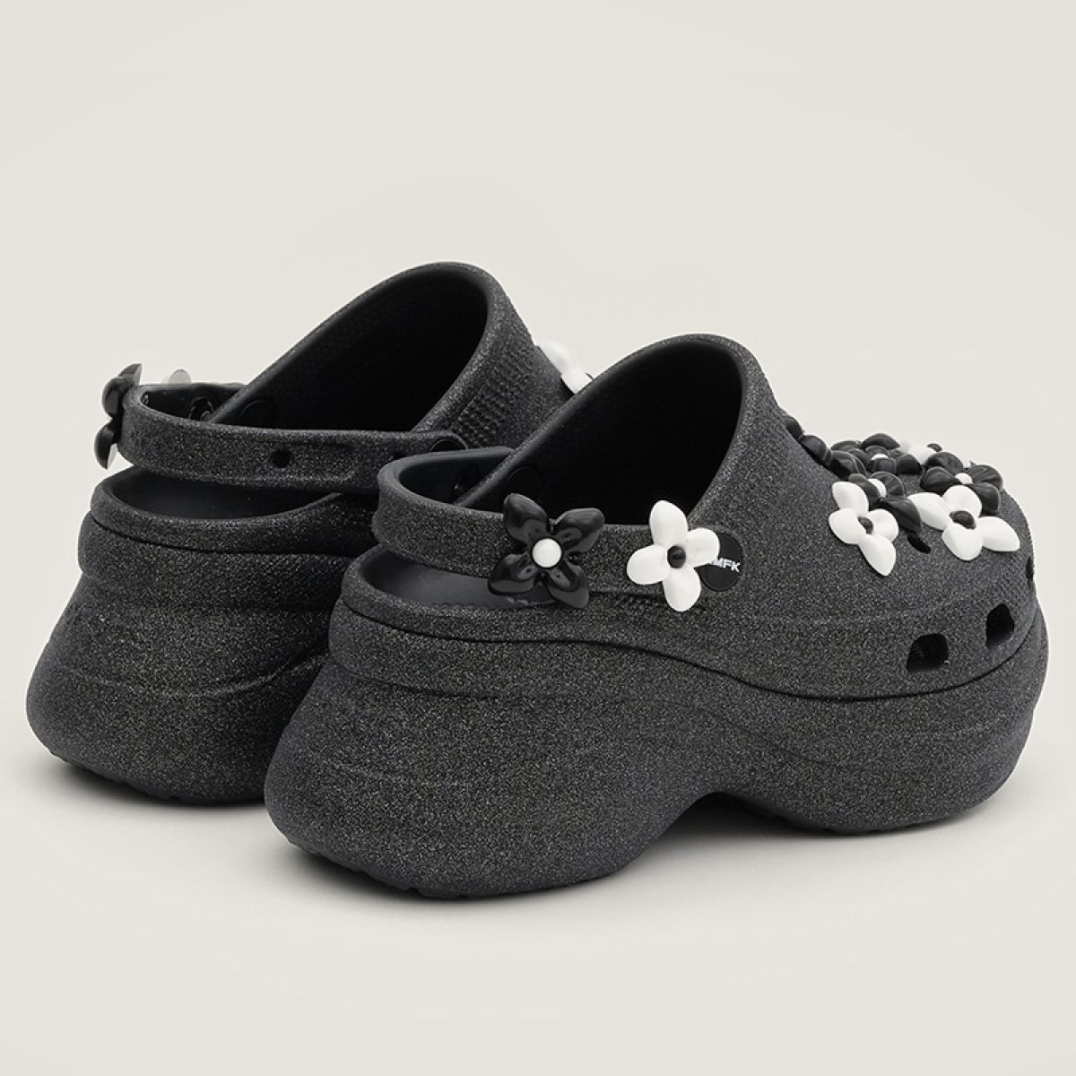 Сабо SMFK x Crocs Baby Whale Clog 3-5 cm Black Кр