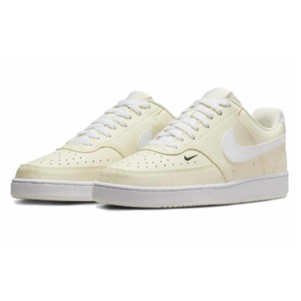 Женские кроссовки Nike Court Vision Low Next Nature White/Yellow
