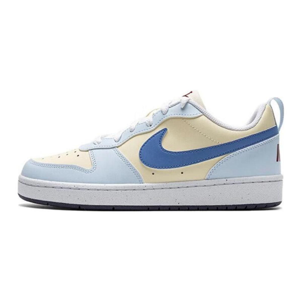 Подростковые кеды Nike Court Borough Blue/Yellow GS
