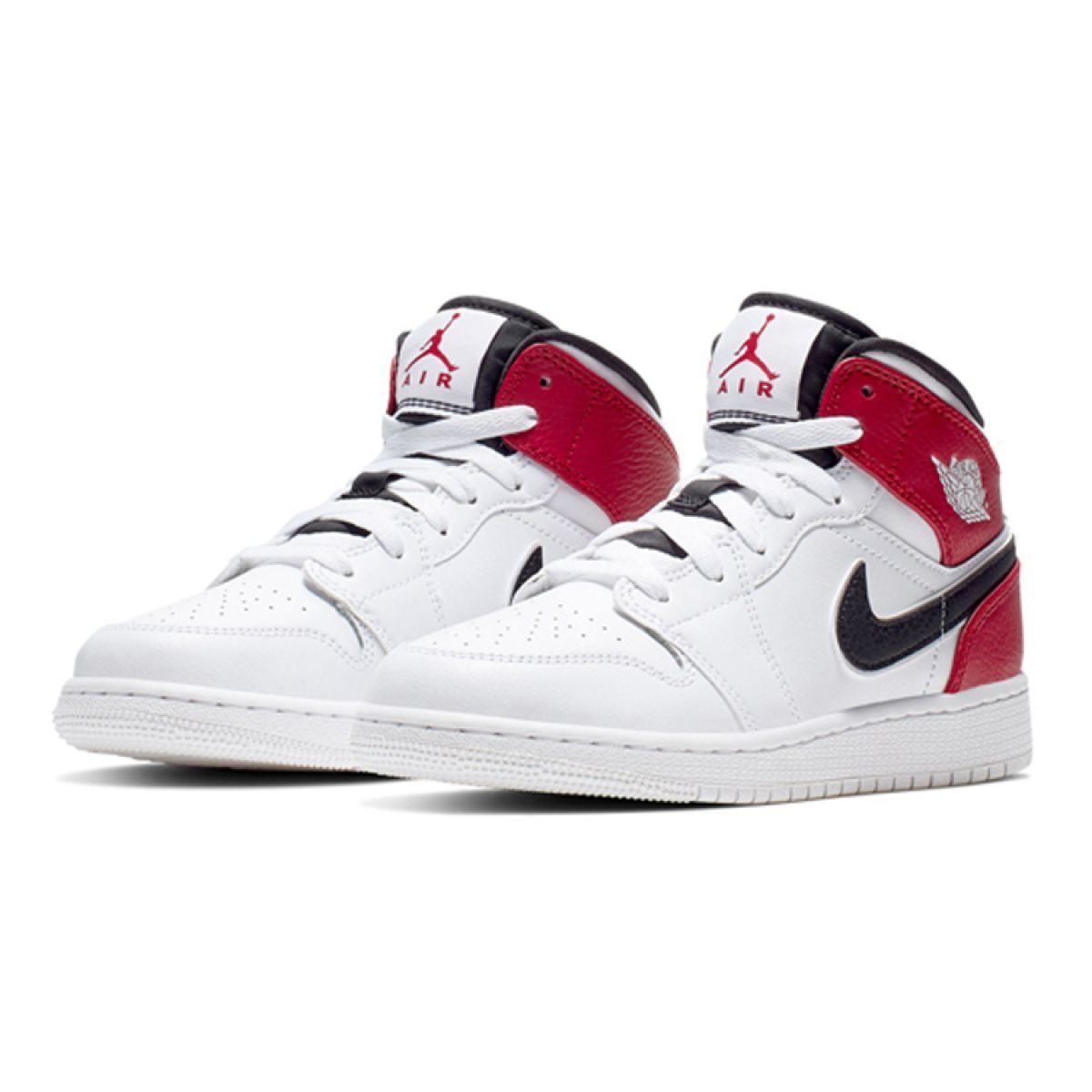 Подростковые кроссовки Jordan 1 Mid Chicago GS