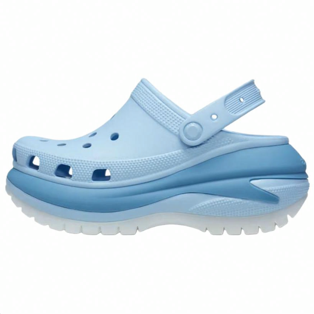 Сабо Crocs Mega Crush Matte Clog 6 cm Blue