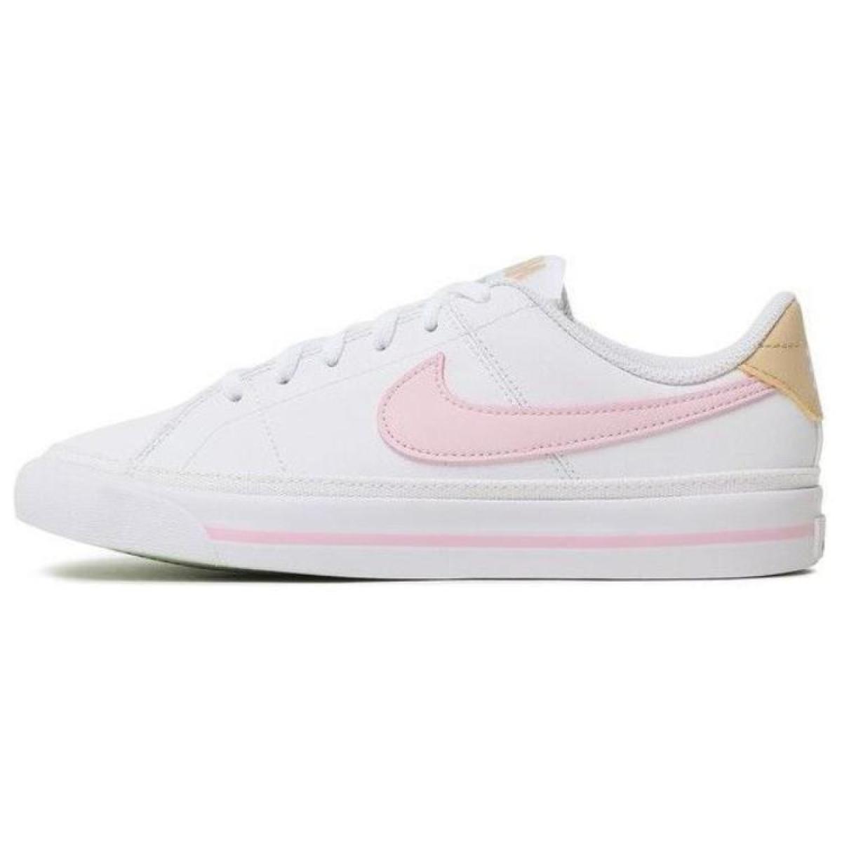 Подростковые кроссовки Nike Court Legacy White/Pink GS