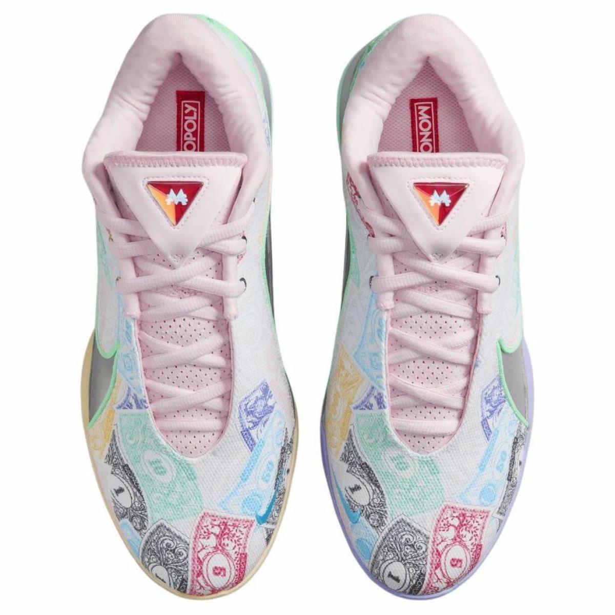 Мужские кроссовки Nike LeBron 22 EP "Currency" White/Green/Pink/Blue