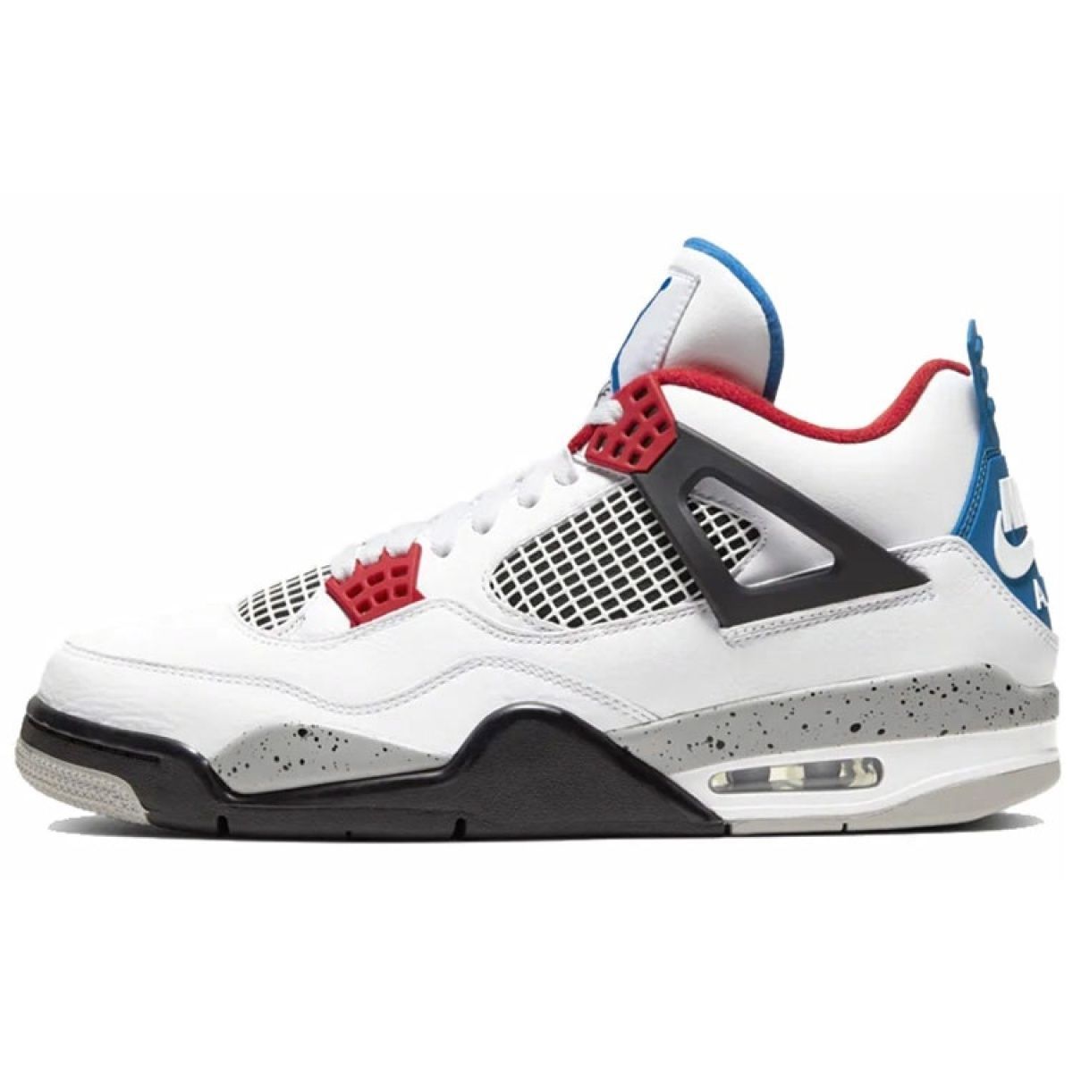 Мужские кроссовки Air Jordan 4 Retro What The Mid White/Red/Blue