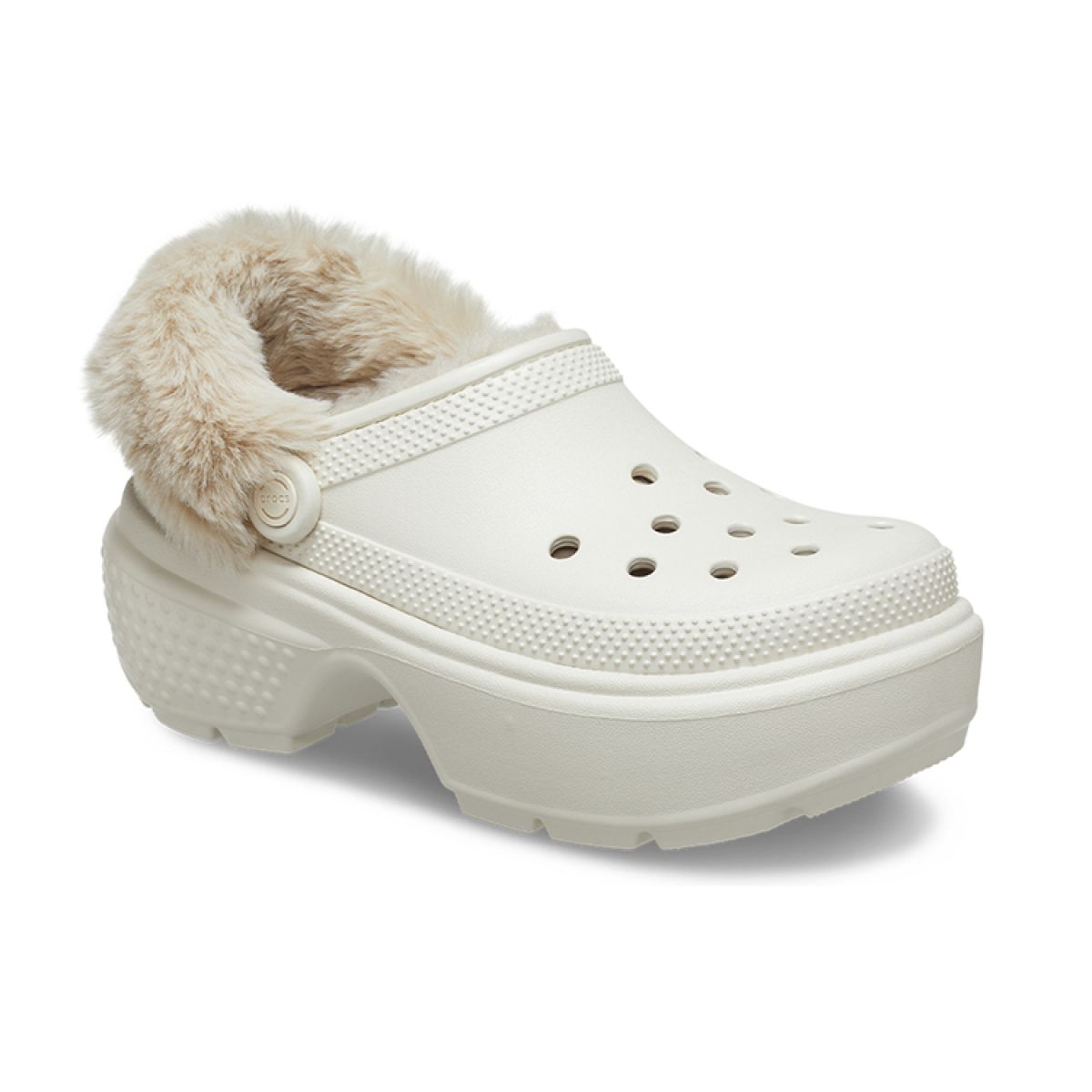 Женские сабо Crocs Stomp Lined Clog 5.5 cm Biege