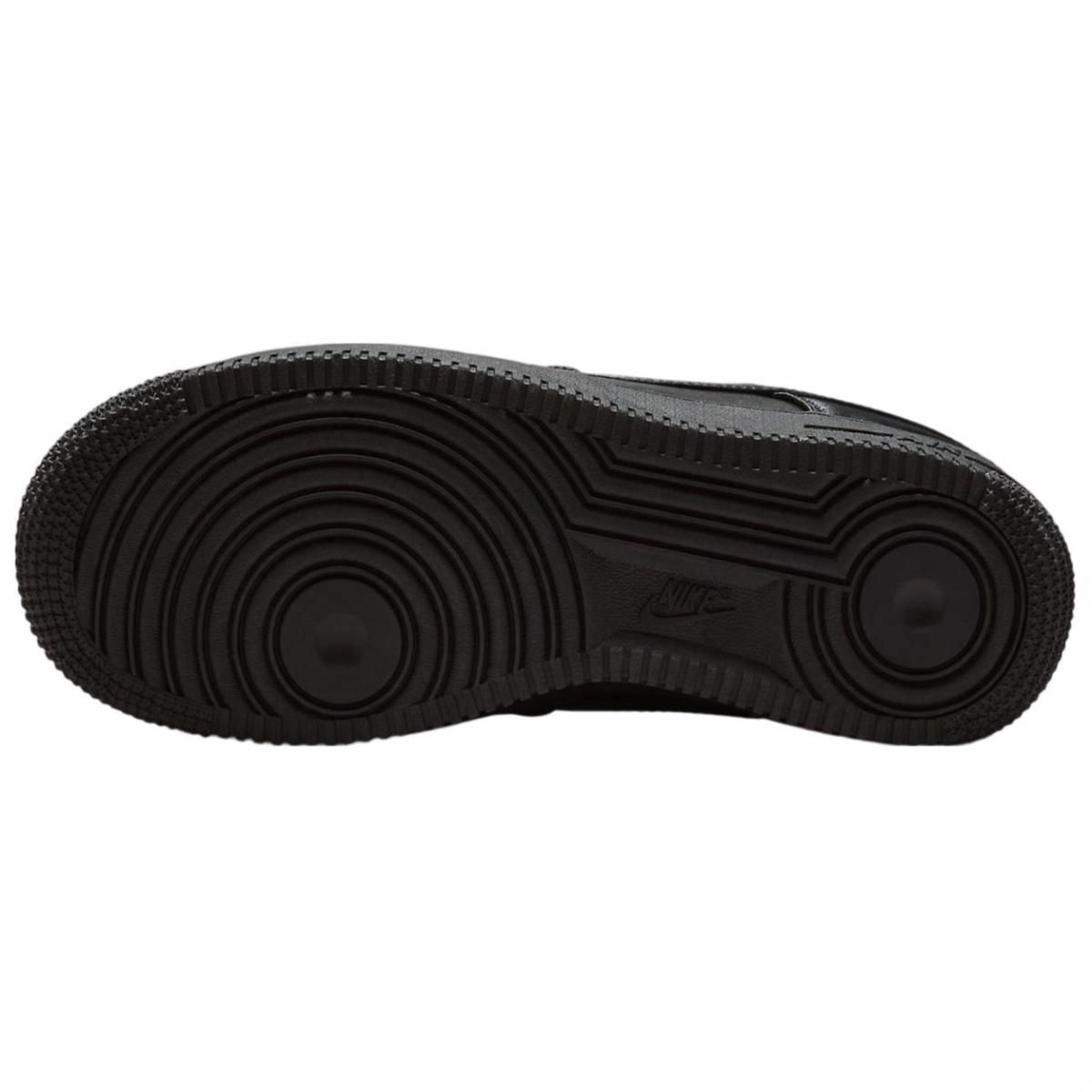 Женские кроссовки Nike Air Force 1 Low Triple Black Satin Black