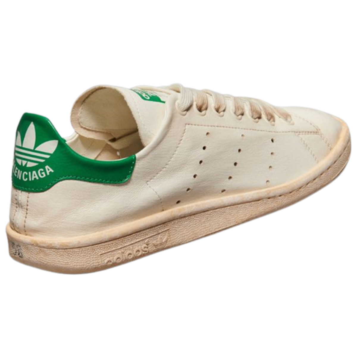 Женские кроссовки Balenciaga x Adidas Originals Stan Smith White/Green