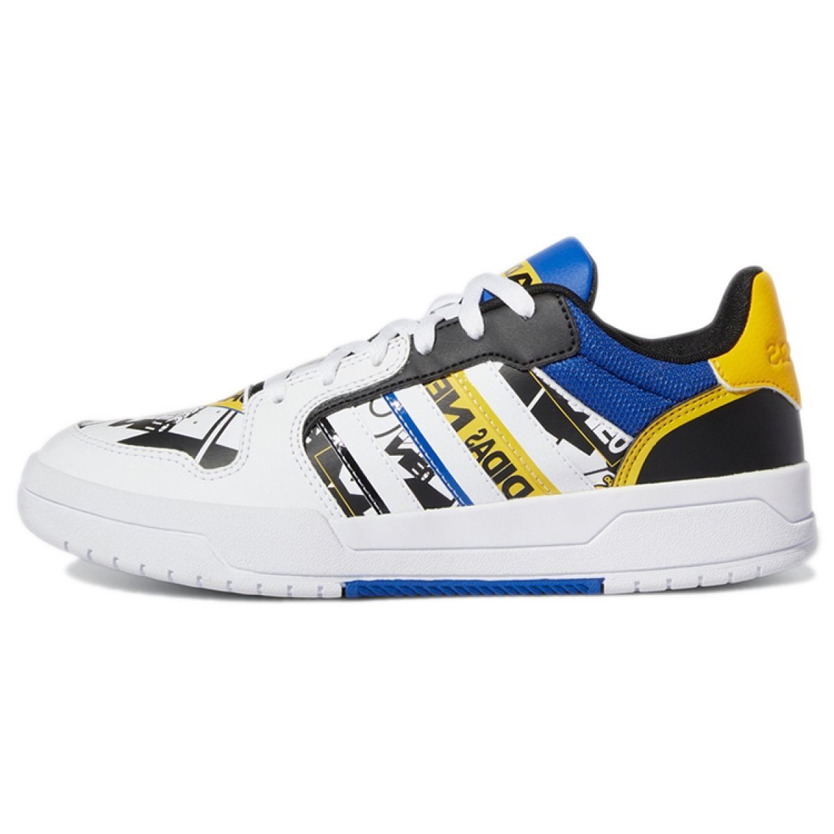 Мужские кроссовки Adidas neo Entrap White/Blue/Yellow