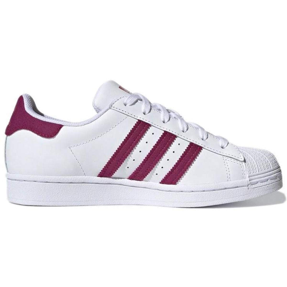 Женские Кеды Adidas Originals Superstar White/Red
