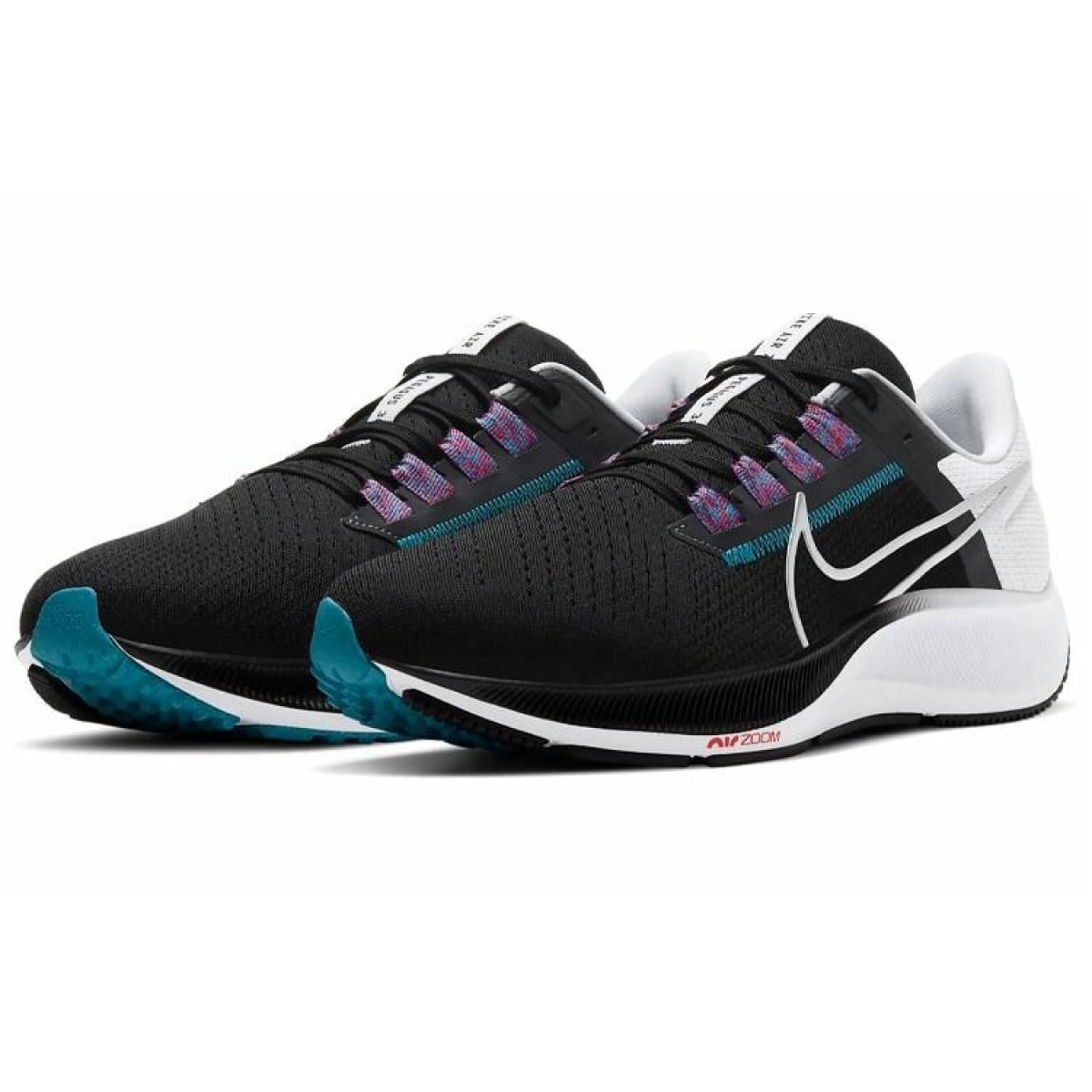 Кроссовки Nike Air Zoom Pegasus 38 Black/White/Chlorine Blue