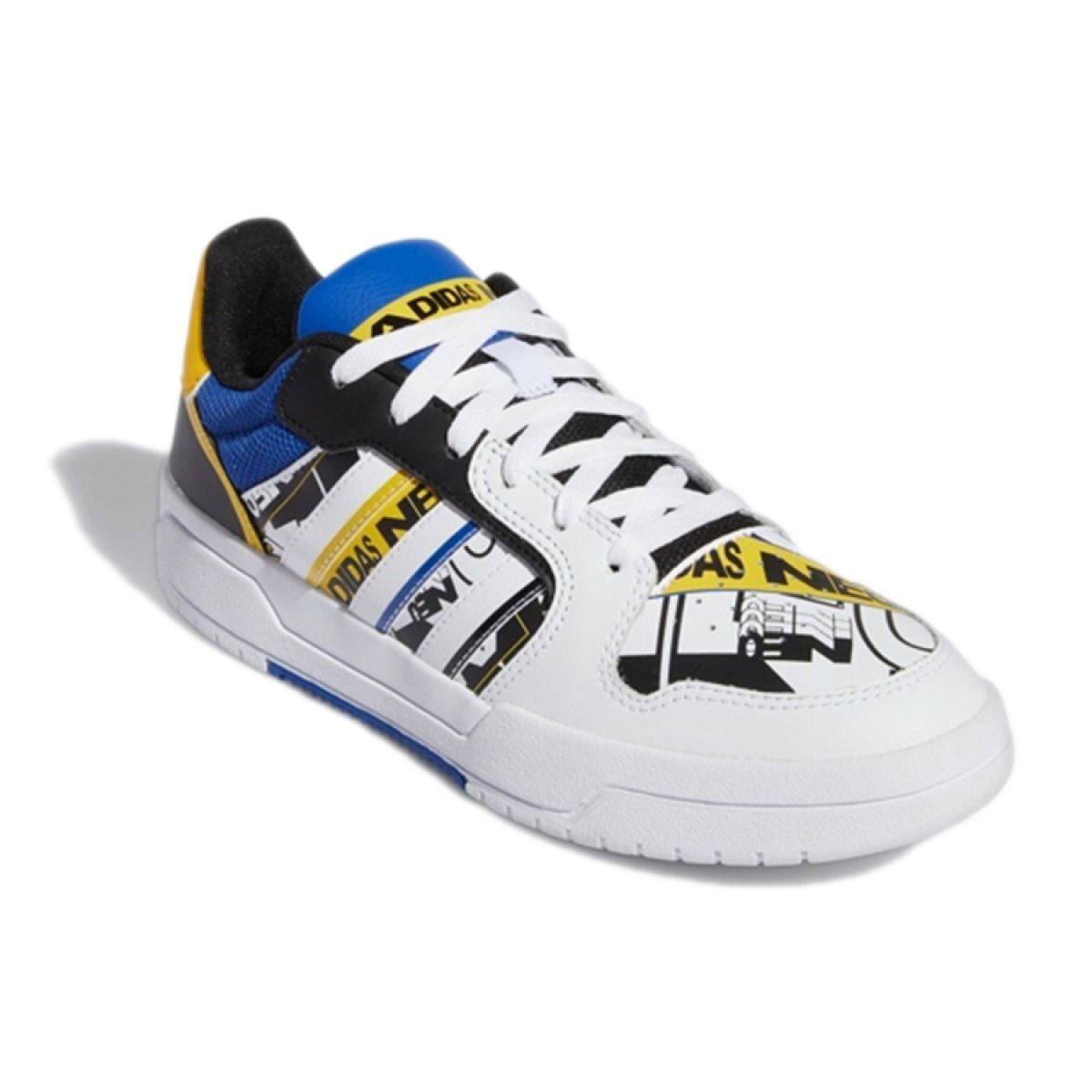 Мужские кроссовки Adidas neo Entrap White/Blue/Yellow
