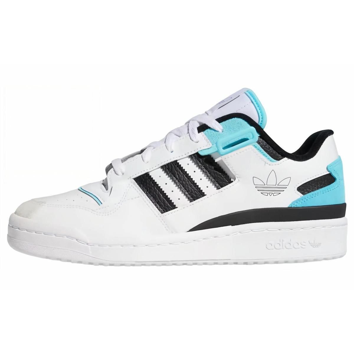 Кроссовки Adidas Originals Forum Exhibit Low White/Black/Light Blue