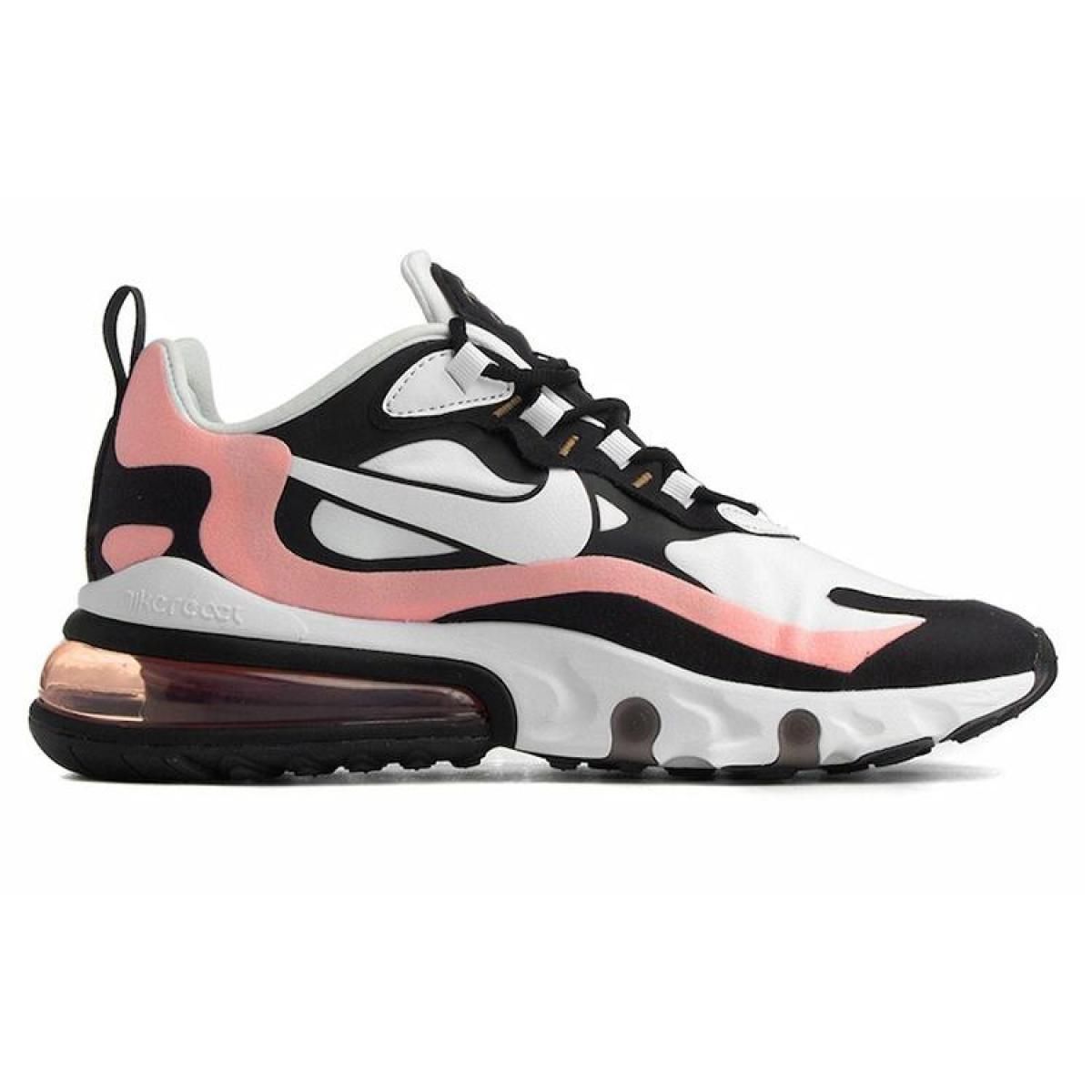 Женские кроссовки Nike Air Max 270 React Black/Pink/White
