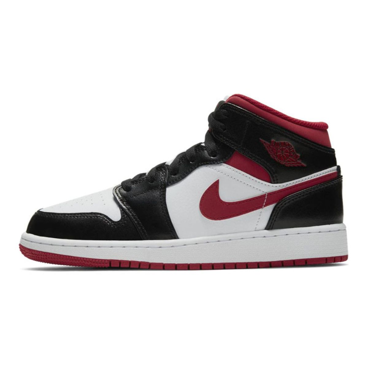 Кроссовки Air Jordan 1 Mid Red/Black/White
