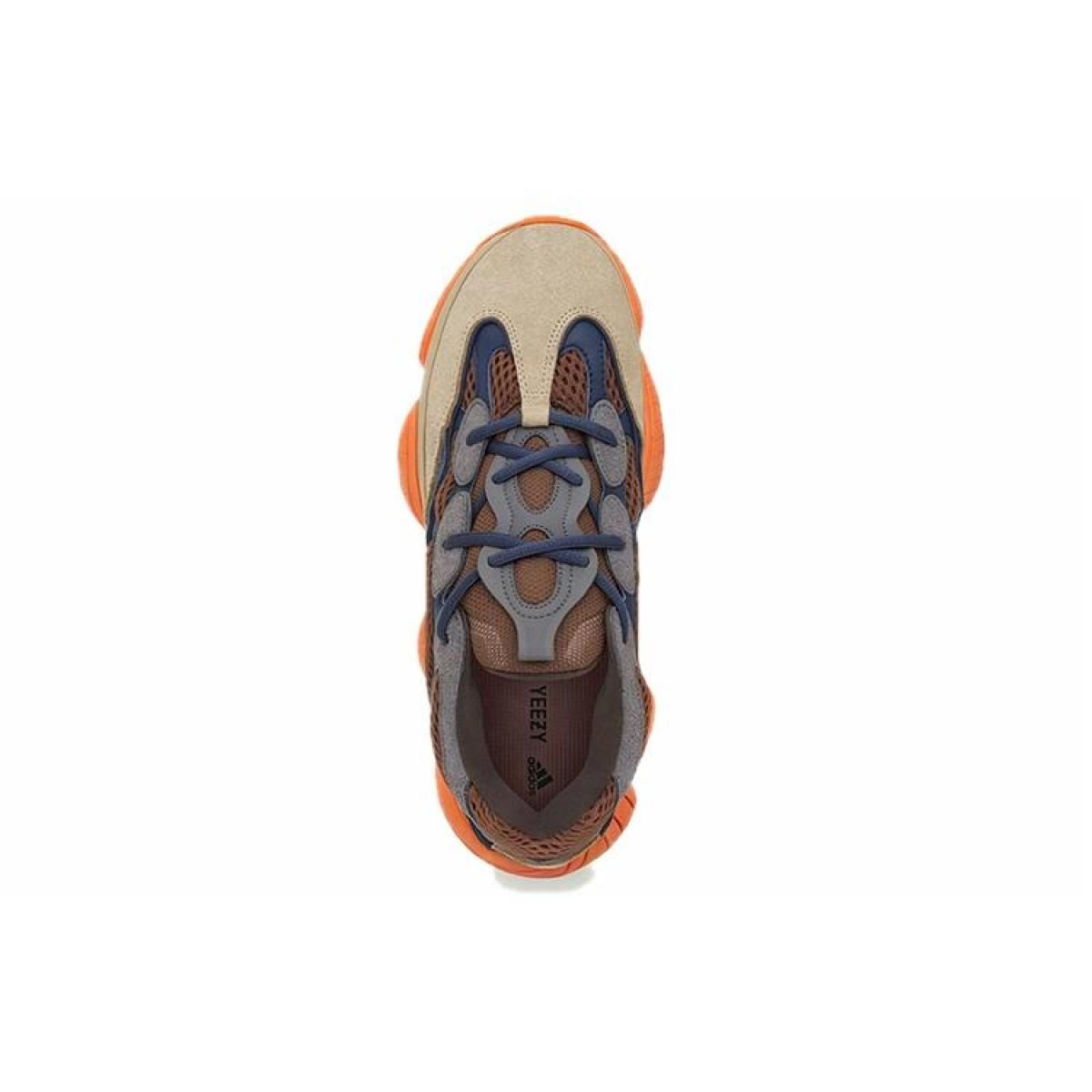 Кроссовки Adidas Originals Yeezy 500 Enflame Blue/Orange