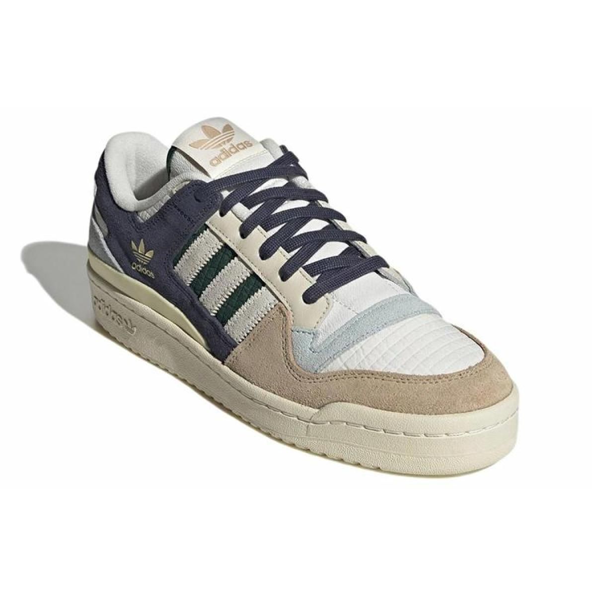 Кроссовки Adidas Originals Forum 84 Low White/Blue/Green/Beige