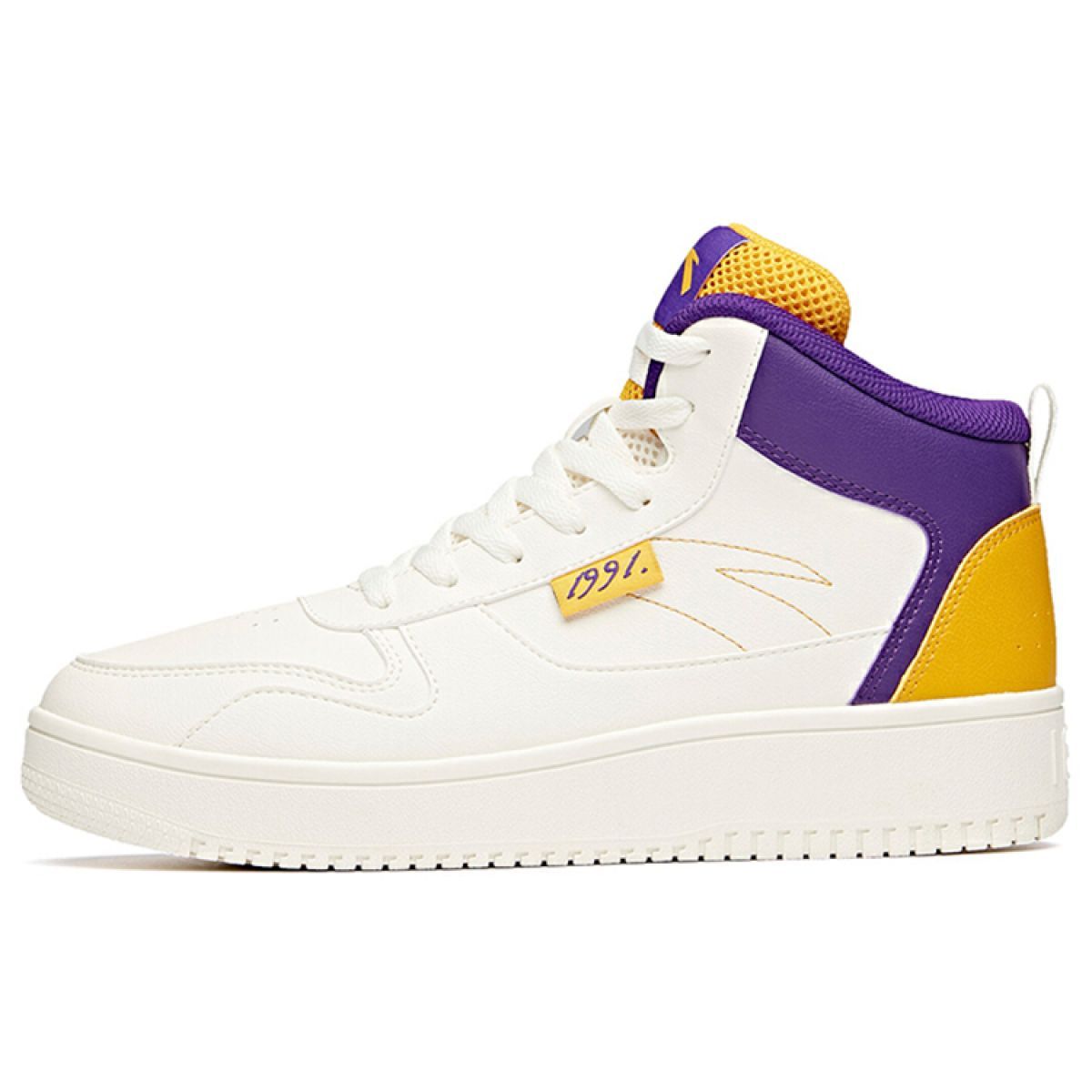 Мужские кроссовки Anta Ivory White/Iridescent Purple/Ginger Yellow