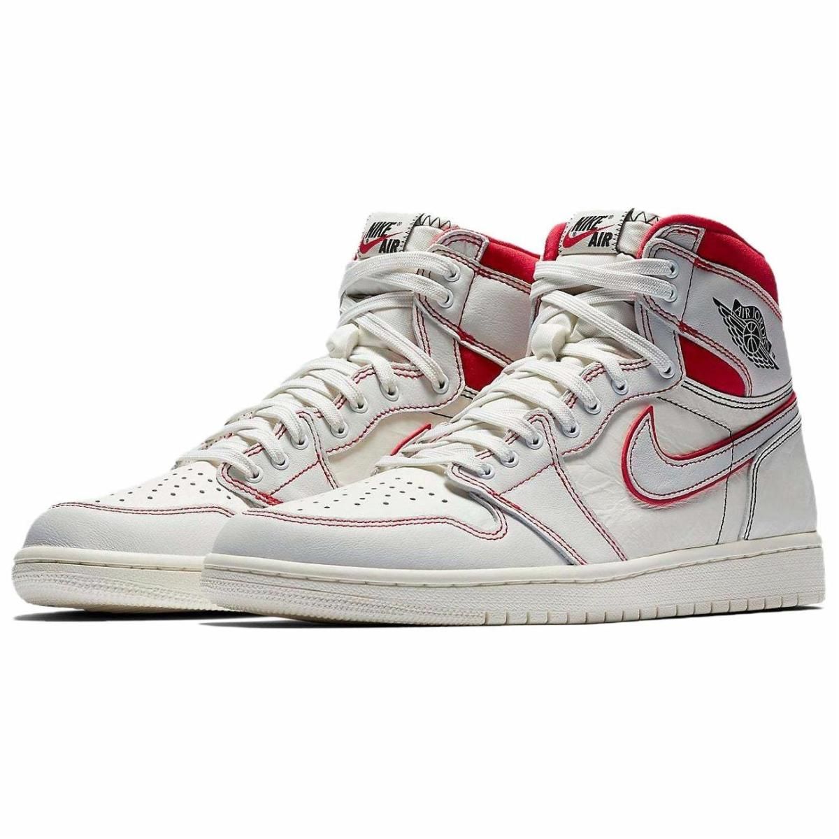 Кроссовки Jordan 1 Retro High "Phantom Gym Red"
