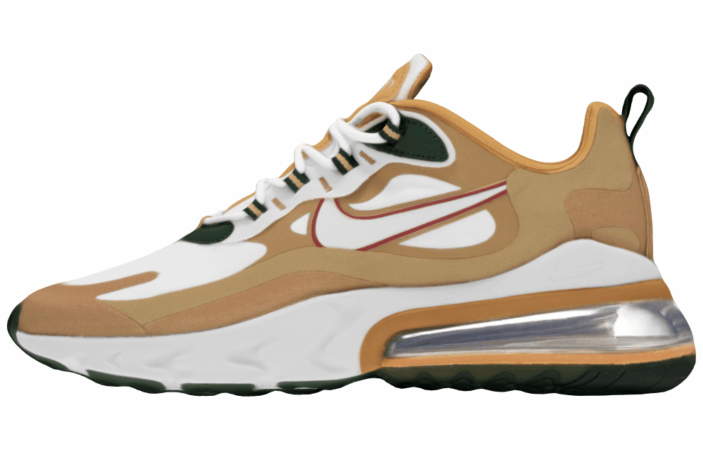 Мужские кроссовки Nike Air Max 270 React Reggae Wheat