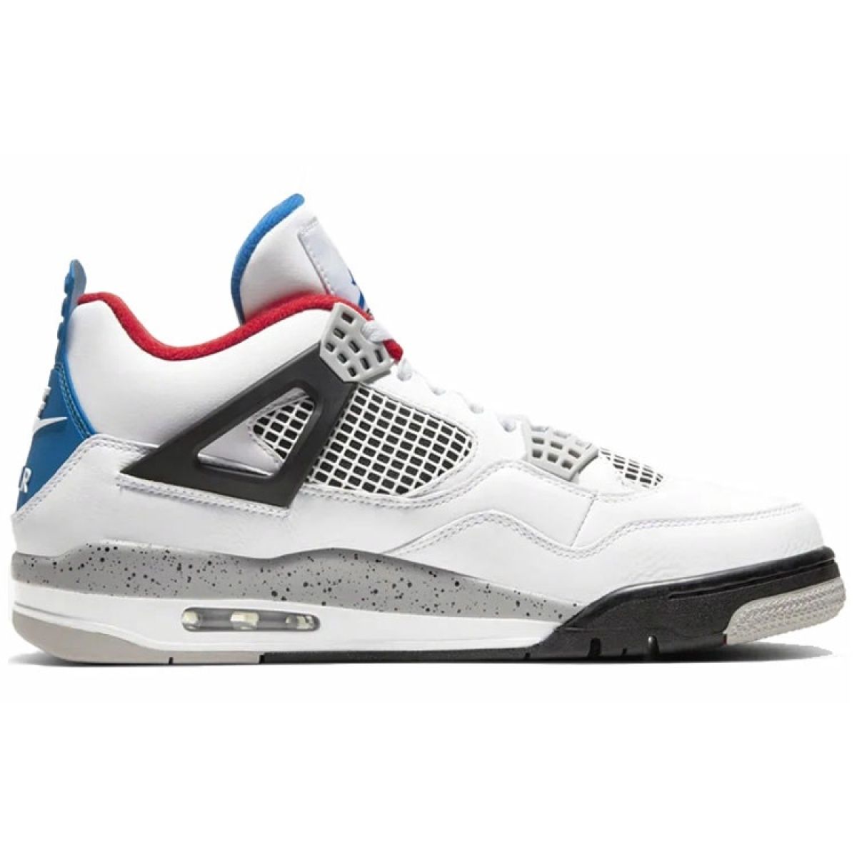 Мужские кроссовки Air Jordan 4 Retro What The Mid White/Red/Blue