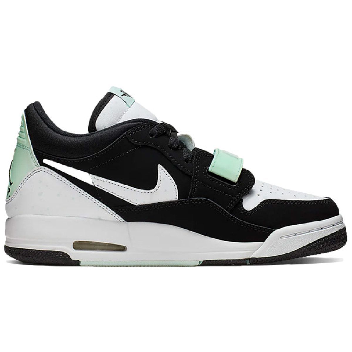 Подростковые кроссовки Air Jordan Legacy 312 Low Black White Teal Tint GS