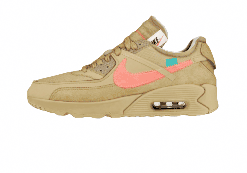 Кроссовки Off-White Nike Air Max 90 The Ten Desert Yellow
