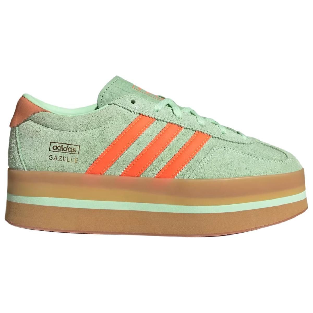 Женские кроссовки Adidas Originals Gazelle Stack Green