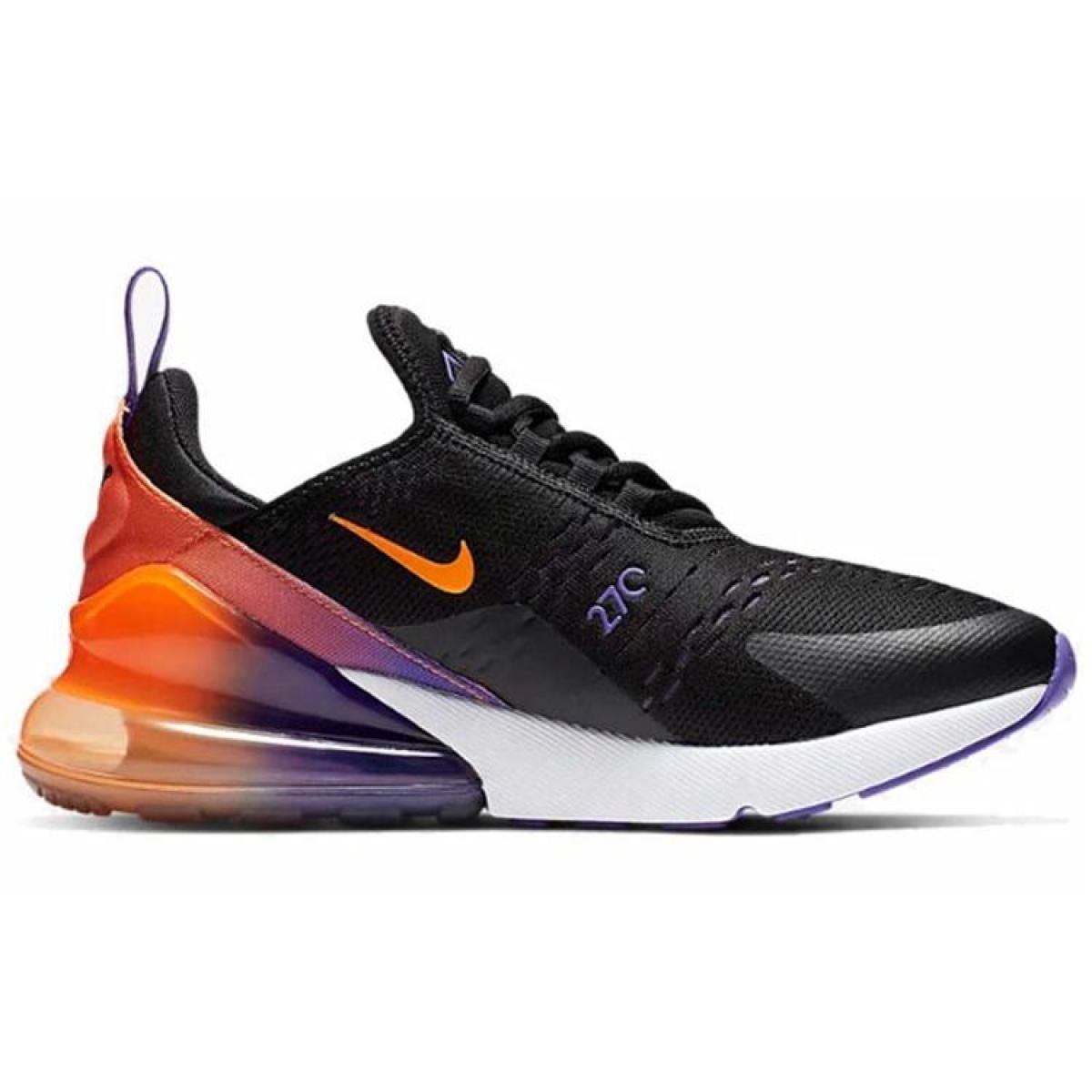 Кроссовки Nike Air Max 270 Black/Purple/Orange
