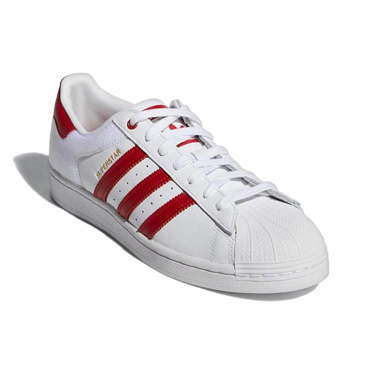 Кеды Adidas Originals Superstar White/Red