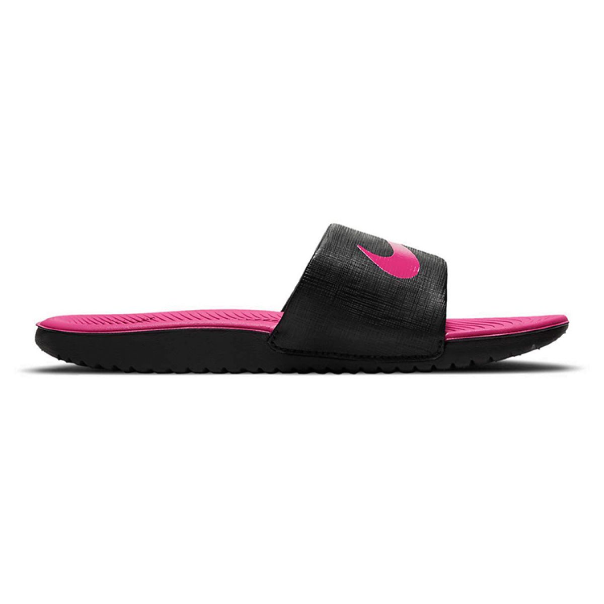 Подростковые шлёпанцы Nike Kawa Black/Pink GS