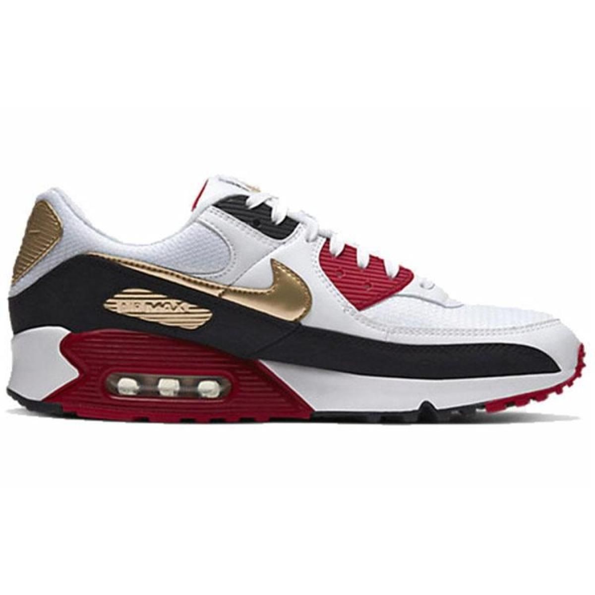 Мужские кроссовки Nike Air Max 90 Red/White