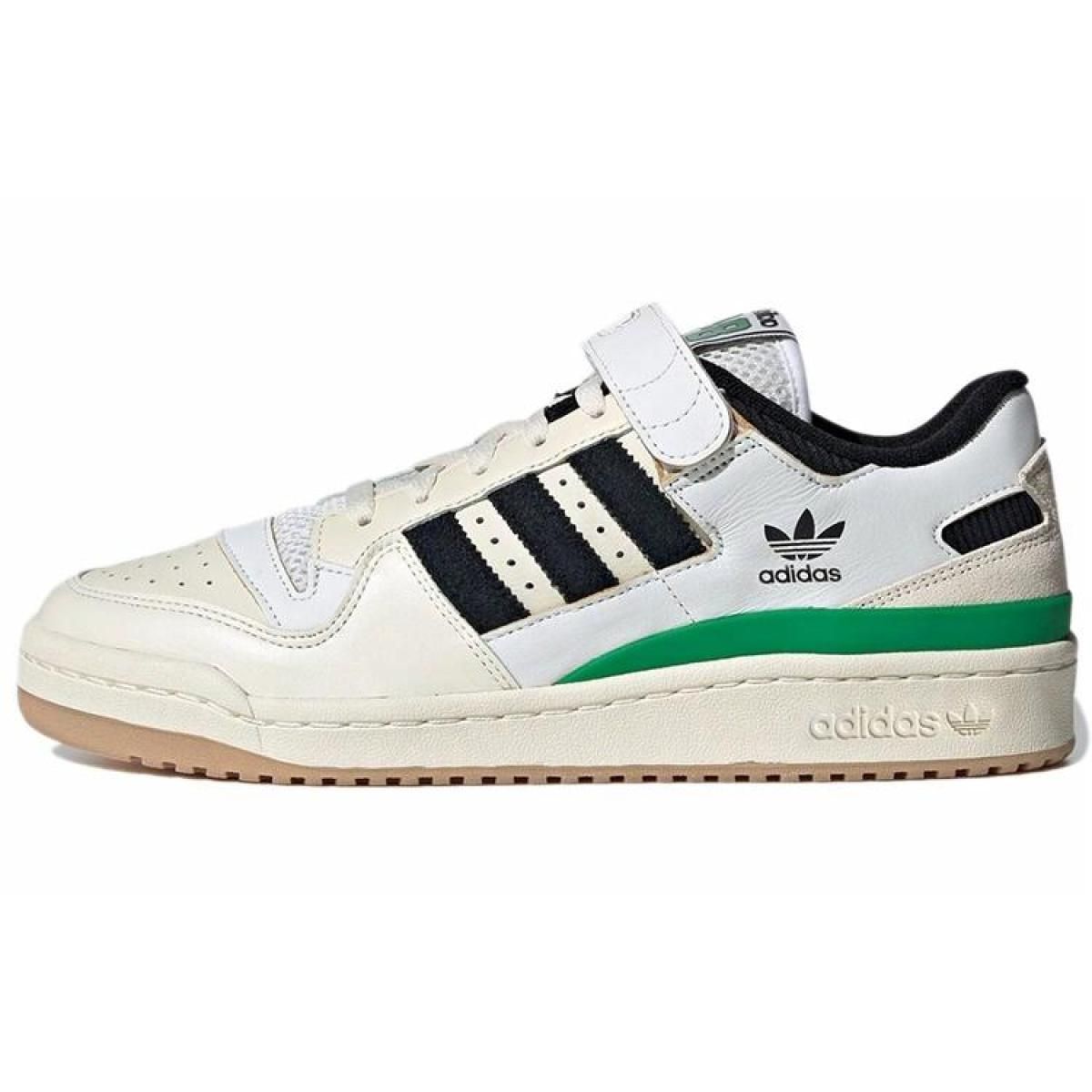 Кроссовки Adidas Originals Forum 84 Low "s" White/Black/Green