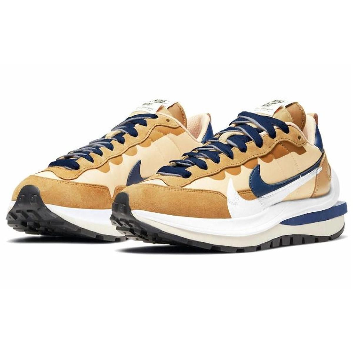 Кроссовки Sacai Nike VaporWaffle Sesame/Blue Void/Khaki