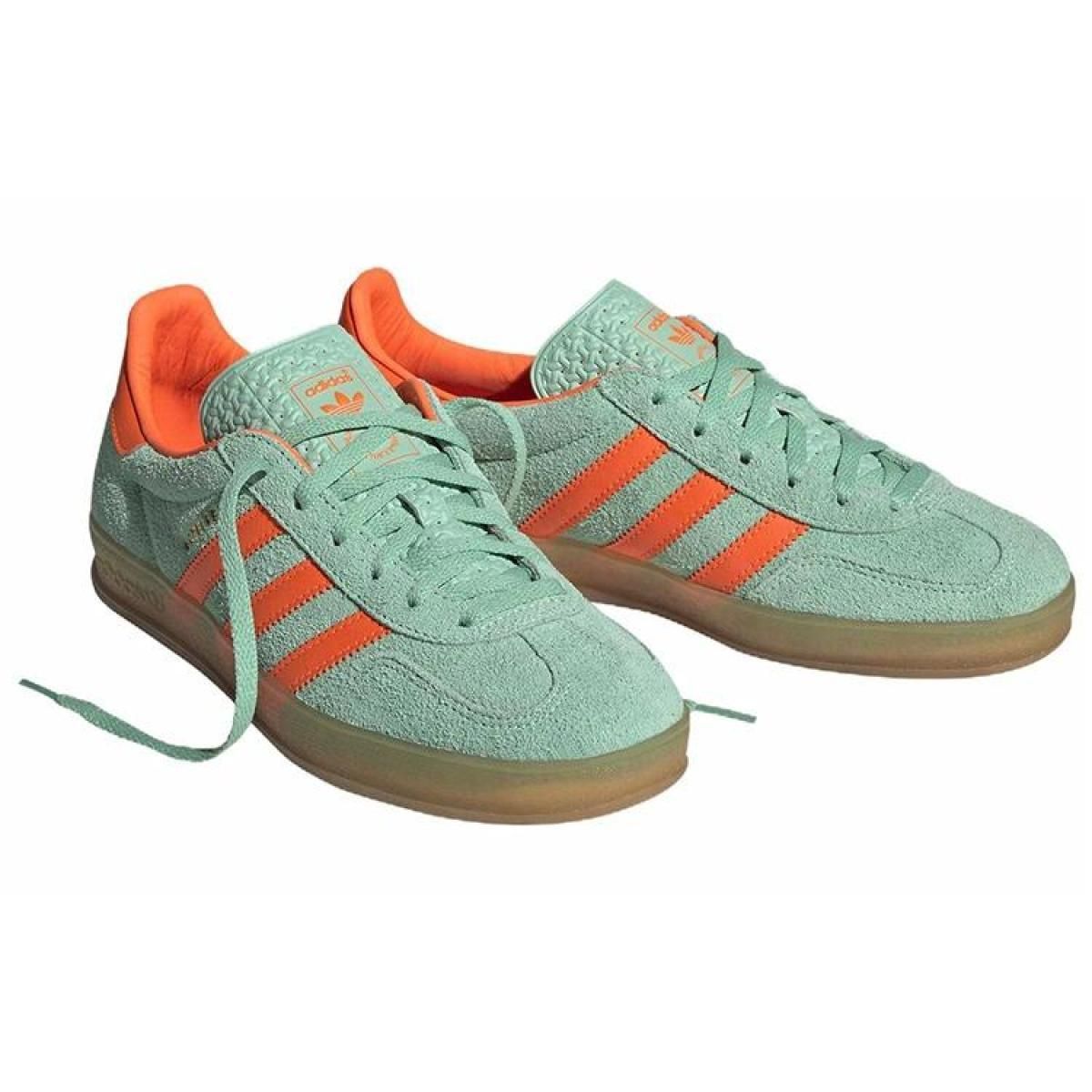 Кеды Adidas Originals Gazelle Indoor Green/Orange