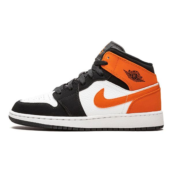 Подростковые кроссовки Air Jordan 1 Mid Shattered Backboard GS