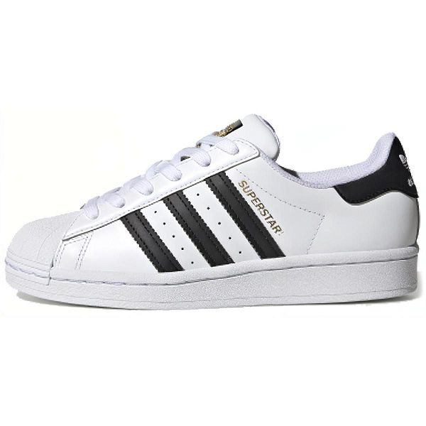 Подростковые кроссовки Adidas Superstar White/Black GS