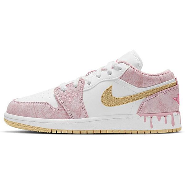 Подростковые кроссовки Air Jordan 1 Low Paint Drip GS