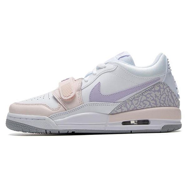 Подростковые кроссовки Air Jordan Legacy 312 Low White Mist Purple GS