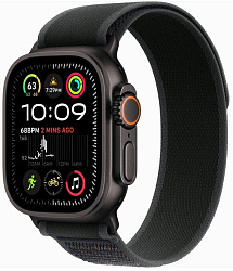 Умные часы Apple Watch Ultra 2 (2024) 49мм, GPS+Cellular, Black Titanium Case, Black Trail Loop